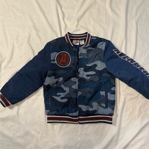 Marvel Avengers Blue and Red Striped Jacket kids